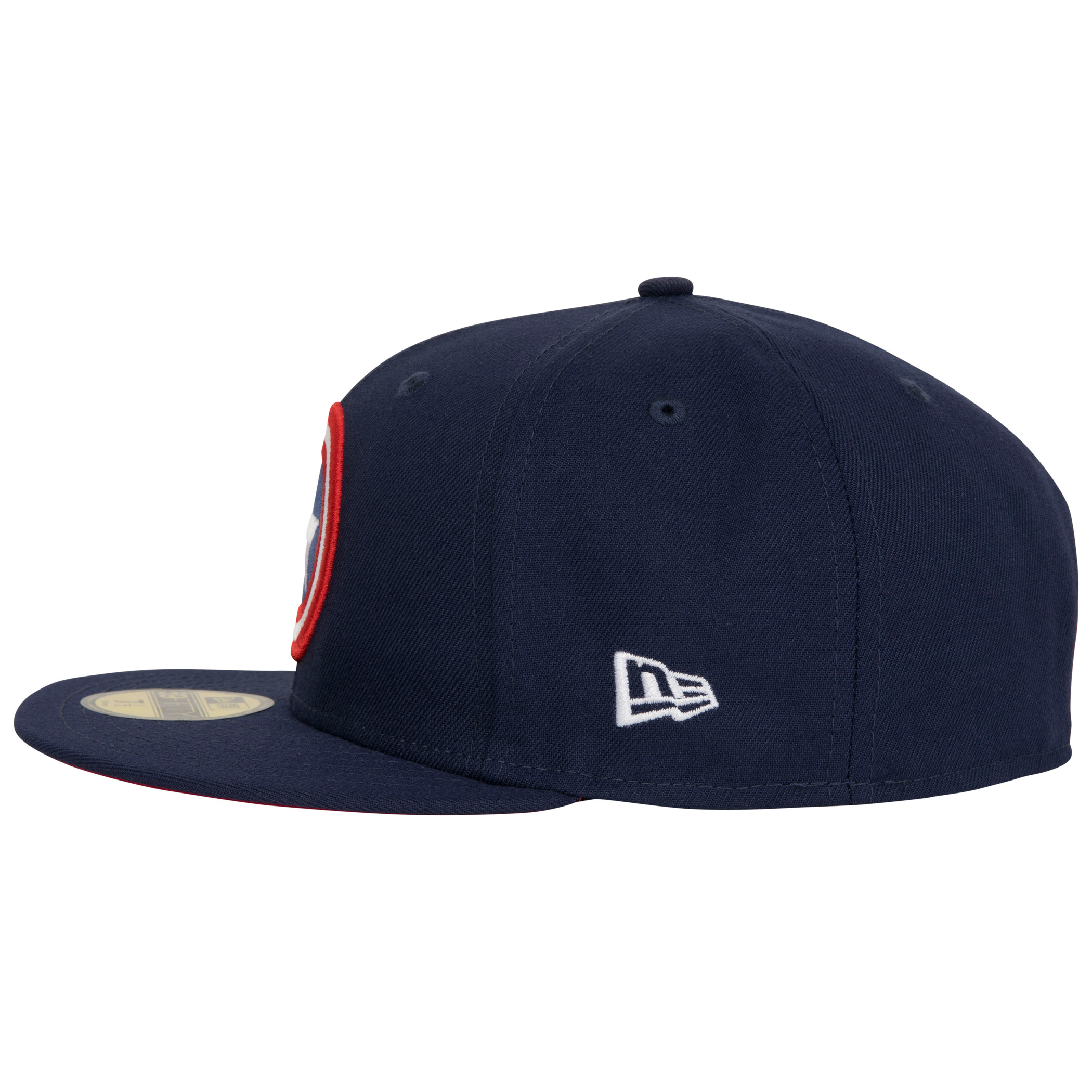 Captain America American Flag Navy Colorway New Era 59Fifty Fitted